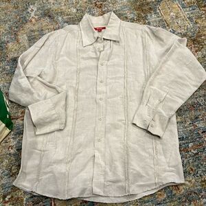 Men’s linen button down